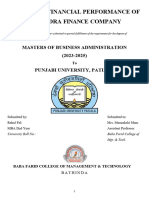 A Study On Financial Performance of Mahindra Finance (1) (1) - Babbu