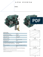 Volvo Penta Inboard Diesel: 2.2 Liter, In-Line 4 Cylinder