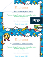 Diplomas Curso de Verano