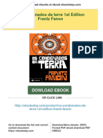 Get Os Condenados Da Terra 1st Edition Frantz Fanon Free All Chapters