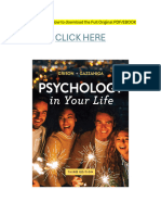 Psychology in Your Life 3rd Edition