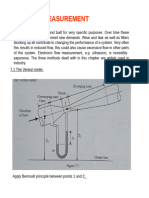 Chapter 7 Notes - Flow Measurement