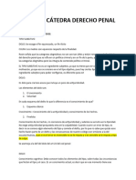 Apuntes Cátedra Derecho Penal - Tercer Corte