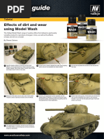 Vallejo Vallejo Stepbystep Effects of Dirt and Wear Using Model Wash EN