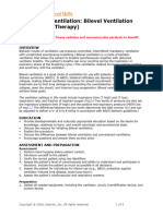 Mechanical Ventilation Bilevel Ventilation Skill Respiratory Therapy COVID 19 Toolkit - 070420