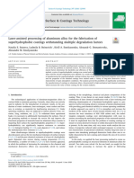 Laser Assisted Processing of Aluminum Alloy For The Fabri - 2020 - Surface and C