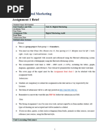 5121 - Assignment Brief 1 Digital MKT