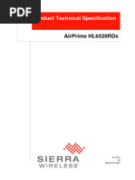 AirPrime HL6528RDx Product Technical Specification Rev3 0