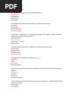 Buad 801 Sourced MCQ, LAQ