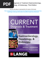 CURRENT Diagnosis & Treatment Gastroenterology, Hepatology, & Endoscopy, Third Edition. 3rd Edition. ISBN 0071837728, 978-0071837729