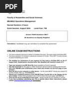 MN-M022 Online 24 Hour Exam - August 2024 FINAL