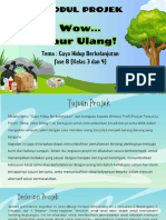 Modul Projek - Wow Daur Ulang! - Fase B Kelas 3 Dan 4 PDF