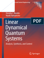 Buku - Linear Dynamical Quantum Systems - Analysis, Synthesis, and Control 2022