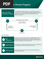 Unified Broker Partner Program Data Sheet