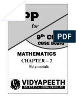 Polynomials - DPPs