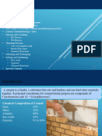 Industrial Chemistry (Cement)