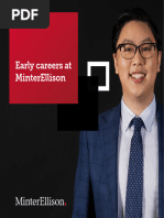 MinterEllison Early Careers 2024