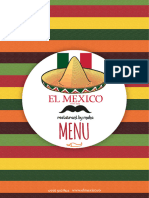 El Mexico Menu 2023 Detaliat