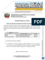 Imprensa Oficial: Eletrônica Da Estância de Atibaia - IOE