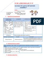 Sesion de Aprendizaje #07 Ciencia y Tecnologia