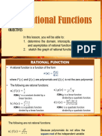 Lesson 2.2 Rational Functions