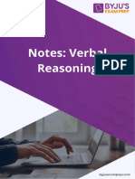 Intro To Verbal Reasoning 111722985210907