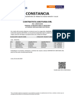 CONSTANCIA POLIZA SCTR Vigente Hasta 30.07.2024