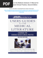 Users' Guides To The Medical Literature: A Manual For Evidence-Based Clinical Practice, Second Edition. 2nd Edition. ISBN 007159034X, 978-0071590341