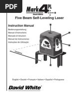 Five Beam Self-Leveling Laser: Instruction Manual