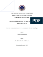 Prescripción de Aines en Tratamientos Odontológicos