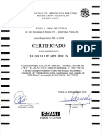 Certificado Tecnico Mecanico