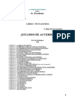 Catolicos, Libre Pensadores y P - Luis Rodriguez