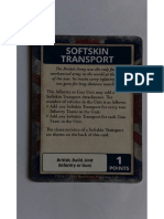 FOW Armoured Fist Command Cards