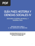 Guía Paes Iv - Segunda Guerra Mundial y Guerra Fría