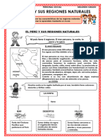 Ficha 130 El Peru y Sus Regiones Naturales