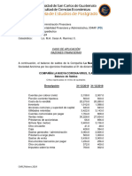 CASO APLICACIÓN, RAZONES FINANCIERAS Contabilidad