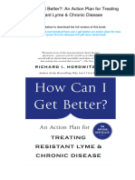 How Can I Get Better?: An Action Plan For Treating Resistant Lyme & Chronic Disease. ISBN 1250070546, 978-1250070548