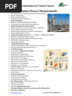 Instrumentation Control Courses