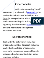 Microeconomics Lesson 2 and 3