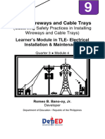 Tle9 - IA EIM - Q3mod4 - Observing - Safety - Practices - in - Installing - Wire - Ways - and - Cable - Trays - Romeo - Bono-Oy - v3