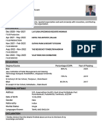 Resume A.arun Jefreen Format2