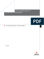 Delay Analysisin Construction