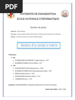 Gestion de Projet e Mairie