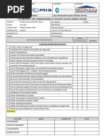 L2 Checklist Pre-Commissioning of Security Access Control