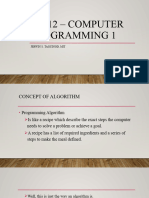 IT 112 - Computer Programming 1