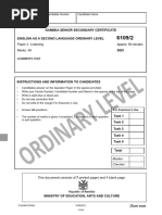 Ordinary - English As A Second Language Paper 2 6109-2 - First Proof 14.03.2023