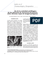 Trabajos Presentados en El XI Congreso de Farmacología y Terapeutica