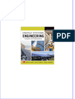 Energy Systems Engineering Evaluation and Implementation Third Edition All Chapter Instant Download