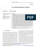 Mindfulness As Taught in Dialectical Behaviour Therapy: A Scoping Review