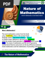 LESSON 1 Mathematics in The Modern World